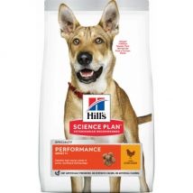 Hill's -Croquettes Science Plan Canine Adult Performance - Sac de 14 kg- Dinde | Poulet