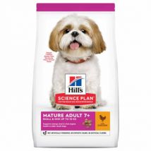 Hill's -Croquettes Science Plan Canine Mature Senior Adult 7+ Small Mini Poulet - Sac de 6 kg- Poulet