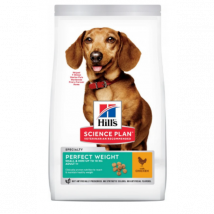 Hill's -Croquettes Science Plan Canine Perfect Weight Small Mini Poulet - Sac de 1,5 kg- Poulet