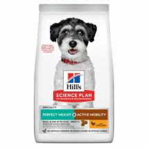 Hill's -Croquettes Science Plan perfect weight & active mobility - Small & Mini - Sac de 6 kg- Poulet