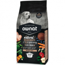 Ownat -Croquettes light ultra pour chien de race moyenne - 14kg- Dinde