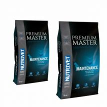 Nutrivet -Croquettes Master Premium Maintenance pour chien - Lot de 2- Poulet | Riz