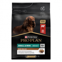 Proplan -Croquettes pour chiens Pro Plan Small Adult Duo Delice Bœuf - Sac de 2,5 kg- Boeuf