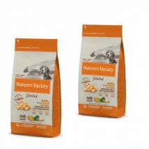Nature's Variety -Croquettes pour chiot Selected No Grain Junior - Sac de de 10 kg - Lot de 2 - Sac des- Poulet | Pomme de terre | Pois | Carotte | 