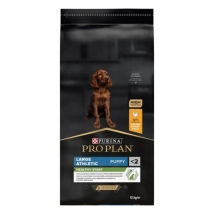 Proplan -Croquettes Pro Plan Large Athletic Puppy OptiStart - Sac de 12 kg (DLUO 6 mois)- Poulet | Riz