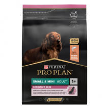 Proplan -Croquettes Pro Plan Small & Mini Adult Sensitive Skin OptiDerma Saumon - Sac de 7 kg- Riz | Saumon