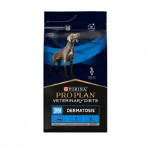 Proplan -Pro Plan Veterinary Diet Dermatosis pour chiens - Sac de 3 kg- Traitement:Allergies, Intolérances alimentaires | Peau et Pelage- Maïs | 