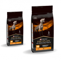 Proplan -Pro Plan Veterinary Diet OM Obesity Management pour chiens Lot de 2 - Sac des 12 kg- Traitement:Obésité- Orge | Volaille