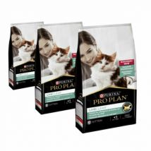 Proplan -Croquettes ProPlan Liveclear Kitten Dinde pour chaton - Lot de 3 - Sac des 1,4 kg- Dinde