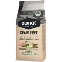 Ownat - Just Grain Free Poulet : croquettes sans céréales pour chien adulte - Sac de 14 kg- Poulet