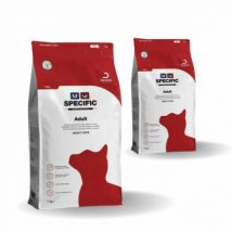 Lot de 2 -Specific -Croquettes pour chats FXD Adult - Sac de 7 kg - lot de 2- Maïs | Poisson | Pomme de terre | Riz