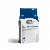 Specific -Croquettes pour chiens CKD Heart & Kidney Support- Sac de 12 kg- Traitement:Insuffisance cardiaque | Insuffisance rénale- Oeuf | Poisson | 