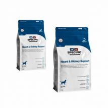 Specific -Croquettes pour chiens CKD Heart & Kidney Support - Sac de 12 kg - Lot de 2- Traitement:Insuffisance cardiaque | Insuffisance rénale- Oeuf |