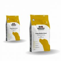 Specific -Croquettes pour chiots CPD Puppy Medium Breed - Lot de 2 - Sac des 12 kg- Maïs | Poisson | Porc | Riz