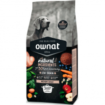Ownat -Croquettes Ultra pour chien adulte de taille moyenne - 14kg- Poulet | Dinde