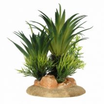 Aqua Della -Décoration pour aquarium plante sagoutier en résine - Taille S