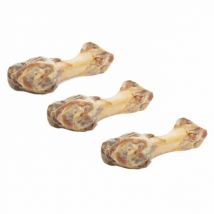 Serrano Snacks -Demi os de jambon Serrano pour chien - Une pièce (Lot de 3 - soit 3 demi os)