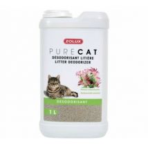 Zolux -Désodorisant pour litière Purecat 1 Litre - Chèvrefeuille- Senteur :Chèvrefeuille | Lavande