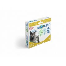 Duoflect - pipettes anti puces et anti tiques Pour chat 1 kg à 5 kg 6 pipettes