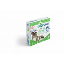 Duoflect - pipettes anti puces et anti tiques Pour chat et petit chien 2 à 10 kg > 5 kg 3 pipettes (Fin de DLUO)