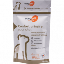 Osalia -Easypill Chat Confort urinaire - 60 g- Traitement:Infections urinaires, Calculs