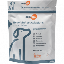 Osalia -Easypill Resolvin Articulations pour chiens - 6 barres de 28g