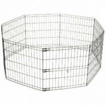 M-Pets -Enclos métal pliable pour chiot 62 cm x 66 cm