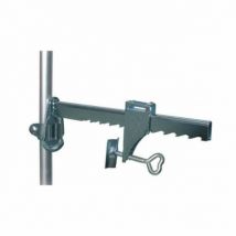 Trixie -Support serrage étau 20 cm pour filet de sécurité pour balcon vert olive