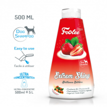 Foolee Beauty - - Brillance extrême pour chien - Shampoing 500 ml- Senteur :Fraise