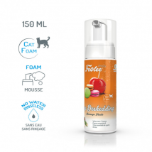 Foolee Beauty - - Brossage facile pour chat - Mousse sans rinçage 150 ml- Senteur :Pomme