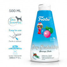 Foolee Beauty - - Brossage facile pour chien - Shampoing 500 ml- Senteur :Chewing gum