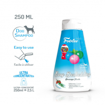 Foolee Beauty - - Brossage facile pour chien - Shampoing 250 ml- Senteur :Chewing gum