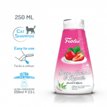 Foolee Beauty - - Nourrit et répare pour chat - Shampoing 250 ml- Senteur :Fraise