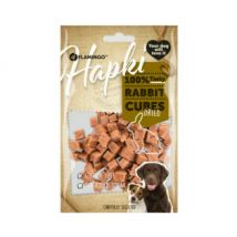 Flamingo -Friandises Hapki en cubes pour chien - Lapin 85g- Lapin | Poulet