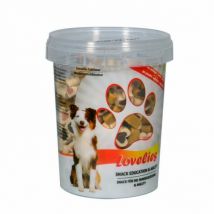 Bubimex -Friandises pour chien Lovelies - Seau de 300 g- Agneau | Poulet | Saumon