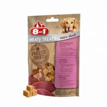 8in1 -Friandises pour chien sans céréales Freeze Dried - Sac dehet 50 g - Saveur Canard (Fin de DLUO)- Poulet | Canard | Légumes