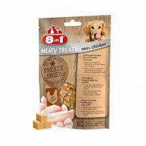 8in1 -Friandises pour chien sans céréales Freeze Dried - Sac dehet 50 g - Saveur Poulet- Poulet | Canard | Légumes