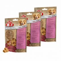 8in1 -Friandises pour chien sans céréales Freeze Dried - Sac dehet 50 g - Saveur Canard - lot de 3- Poulet | Canard | Légumes