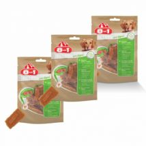 8in1 -Friandises pour chien spéciales digestion Pro Digest saveur poulet 8 in 1 Filets 80 g - Lot de 3- Poulet