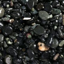 Aqua Della -Galets 2-5 mm pour fond d'aquarium Coloris Noir - Lot de 3 - Sac des 2 kg
