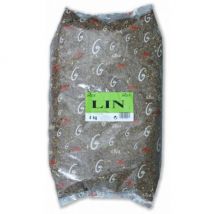 Gasco -Graines de lin pour oiseaux et basse cour - Sac de 4 kg