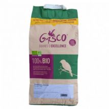 Gasco -Graines de tournesol noires BIO pour oiseaux - Sac de de 5 kg