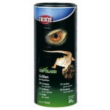 Trixie -Grillons séchés 250 ml / 25 g pour reptiles Reptiland (Fin de DLUO)- Grillons séchés