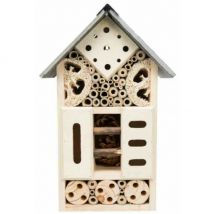 Trixie -Hôtel à insectes en pin/schiste 18 x 29 x 10 cm