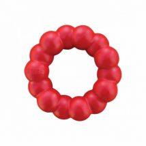 KONG -Jouet anneau à mâcher résistant Classic Ring pour chien - M/L diamètre 11 cm