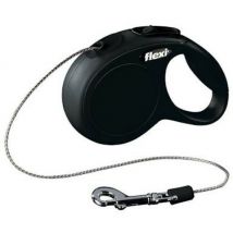 Laisse Flexi -Laisse à enrouleur Flexi New Classic Mini noir en corde