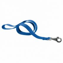 Ferplast -Laisse en nylon unie Club pour chien Coloris Bleu Taille 5 - 2 m Sangle 20 mm