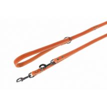 Flamingo -Laisse Entraînement Bowtie Whiskey Long 2 m larg 1,2 cm