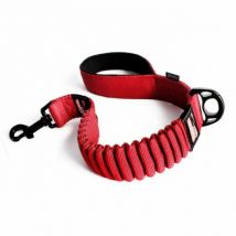 EzyDog -Laisse Zero Shock pour chien Longueur 120 cm Coloris Rouge