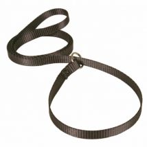Difac -Laisse lasso plate en nylon 1,5 m pour chien Coloris Noir